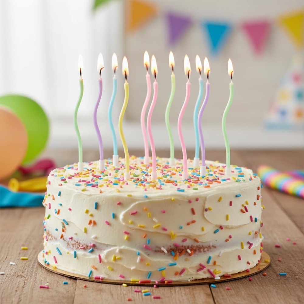 Regenboogspiraal verjaardagska - Candle Supplies Usa recensie en prijs