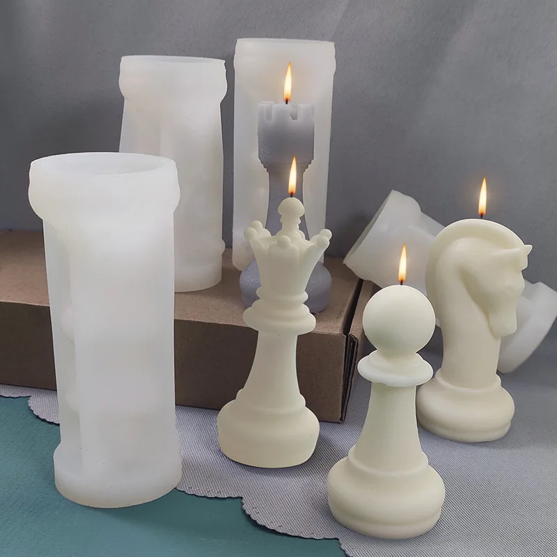 Schaakstukjes Kaarsen Silicone - Candle. Queen recensie en prijs