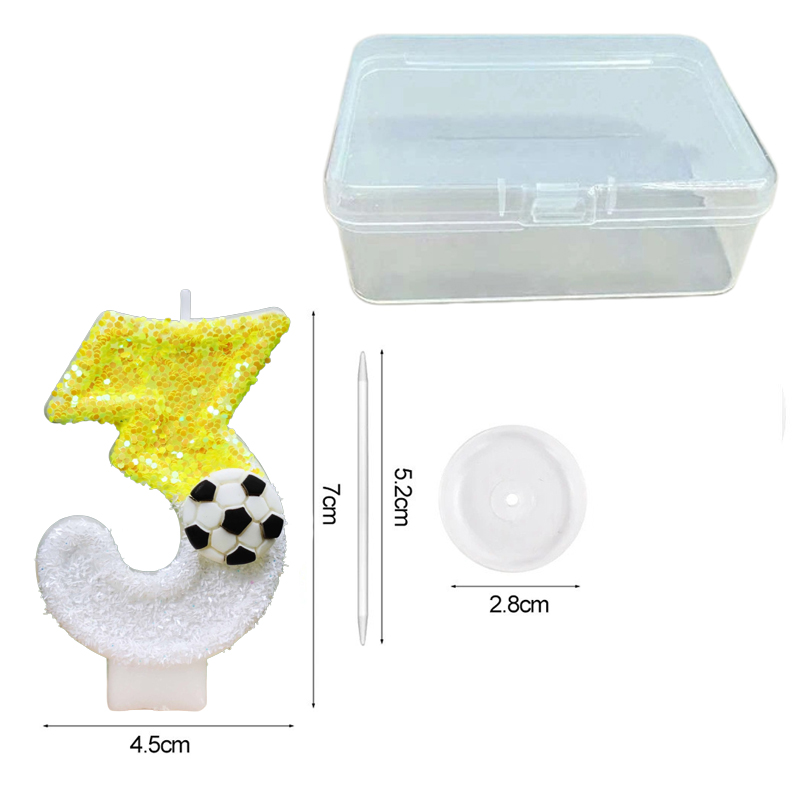 Geel-witte pailletten sport vo - Candle Supplies Usa recensie en prijs