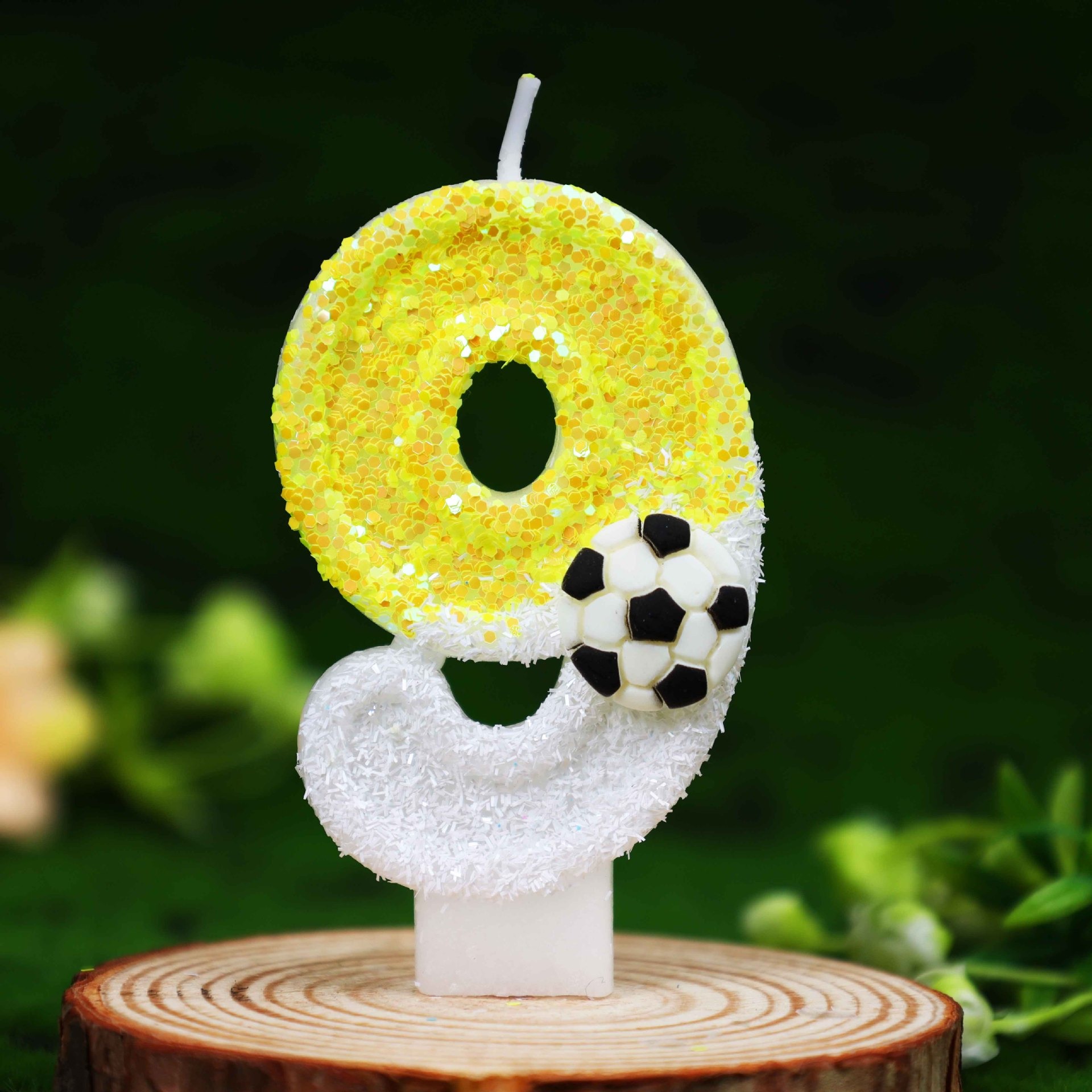Geel-witte pailletten sport vo - Candle Supplies Usa recensie en prijs