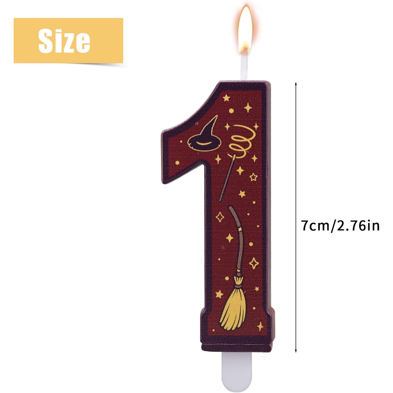 1 set bruine kaarsen met magis - Candle Supplies Usa recensie en prijs