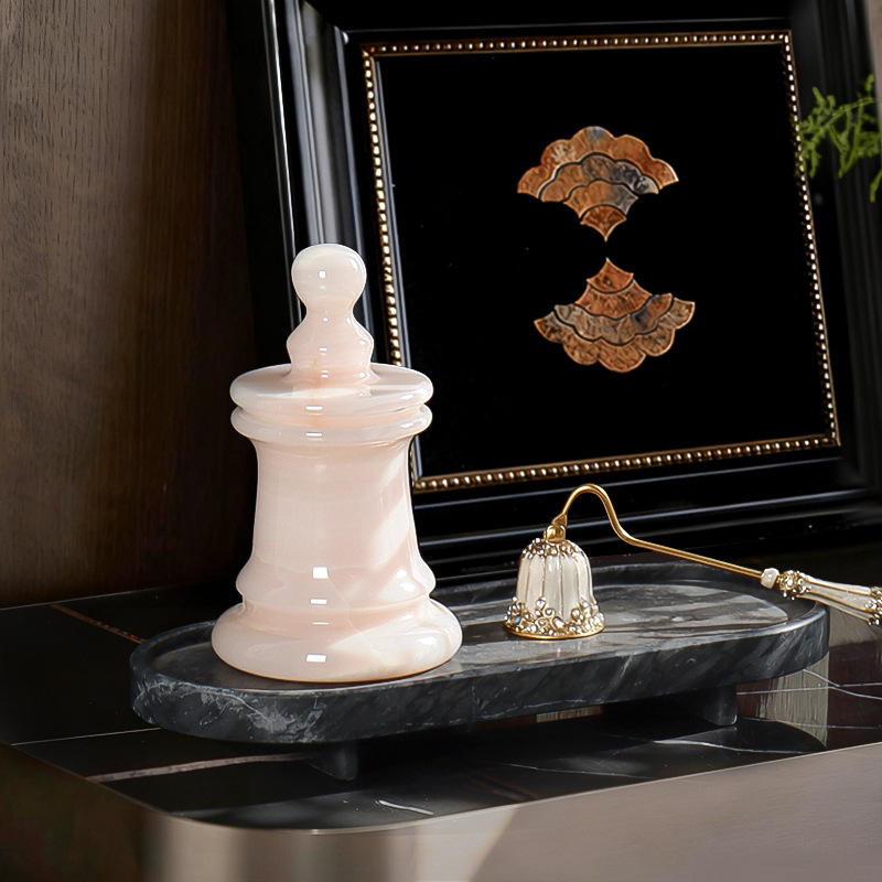 Witte Jade Onyx Lege Kaarshoud - Candle. Queen recensie en prijs